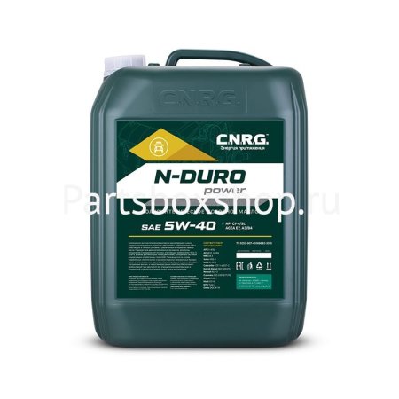 Масло моторное 5W40 N-Duro Power CI-4/SL CNRG - заказать Масло моторное 5W40 N-Duro Power CI-4/SL CNRG
